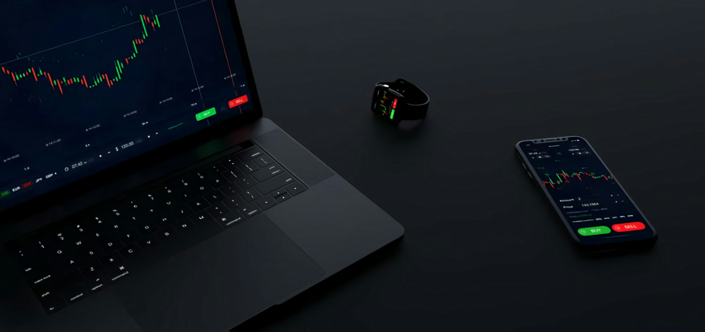 XWorld Ventures trading app on laptop and phone